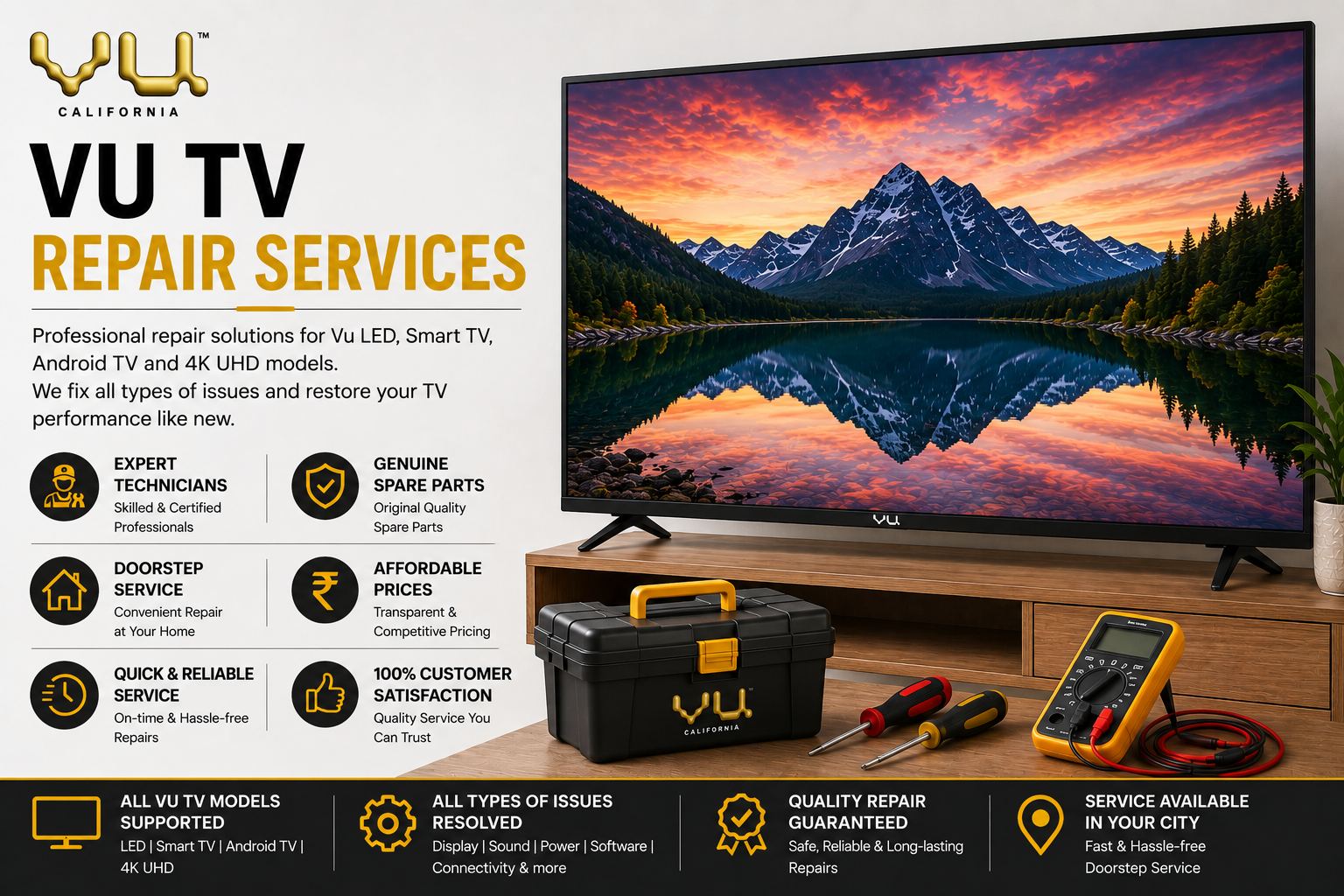 VU TV Repair